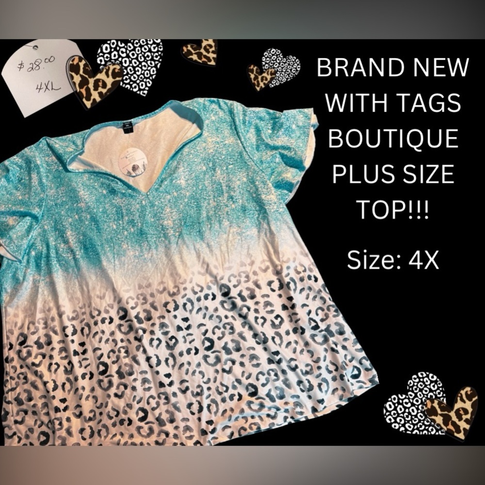 Brand New With Tags! Plus Size Boutique Top!